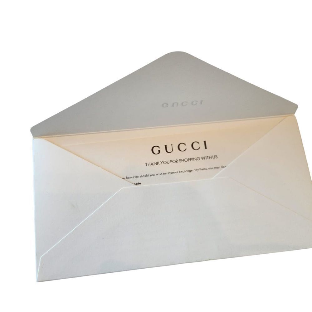 Authentic Gucci Empty Card